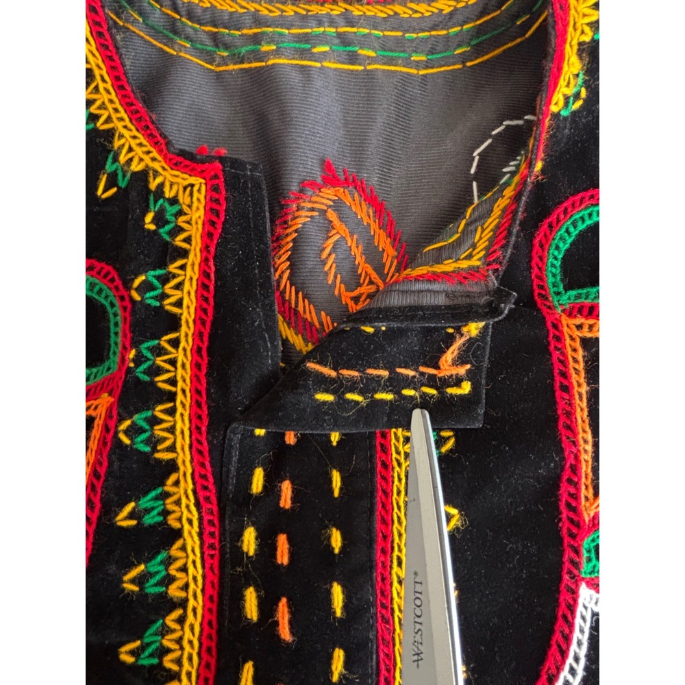 Handmade Toghu Traditional Bamenda Ndop Tunic African Wear Bamenda Festive M/L - Picture 5 of 10